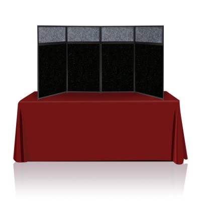 Tabletop Panel Display 8 ft. (Black/Gray)